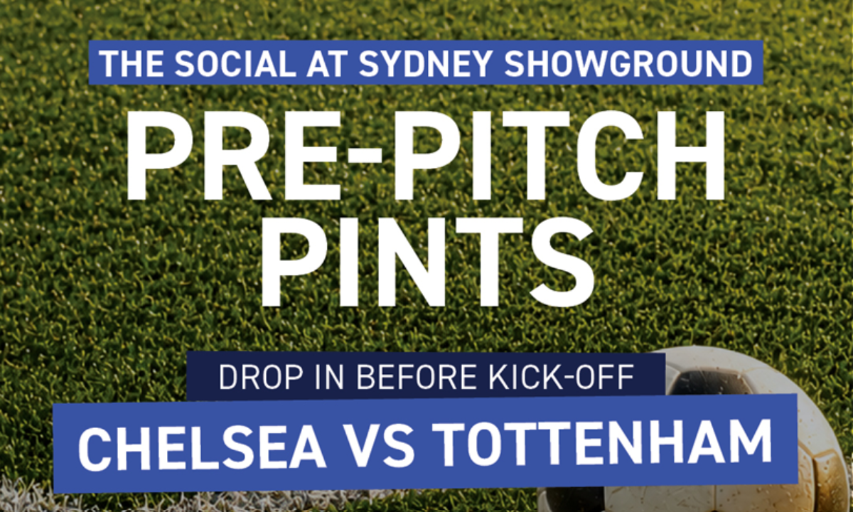 Sydney Super Cup pre-game bar